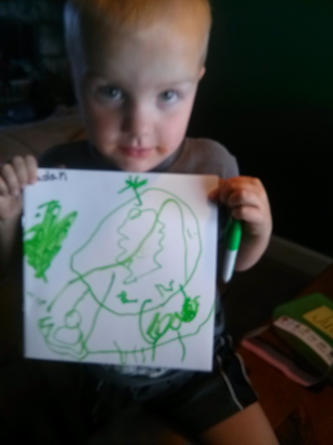 Judah draws himself